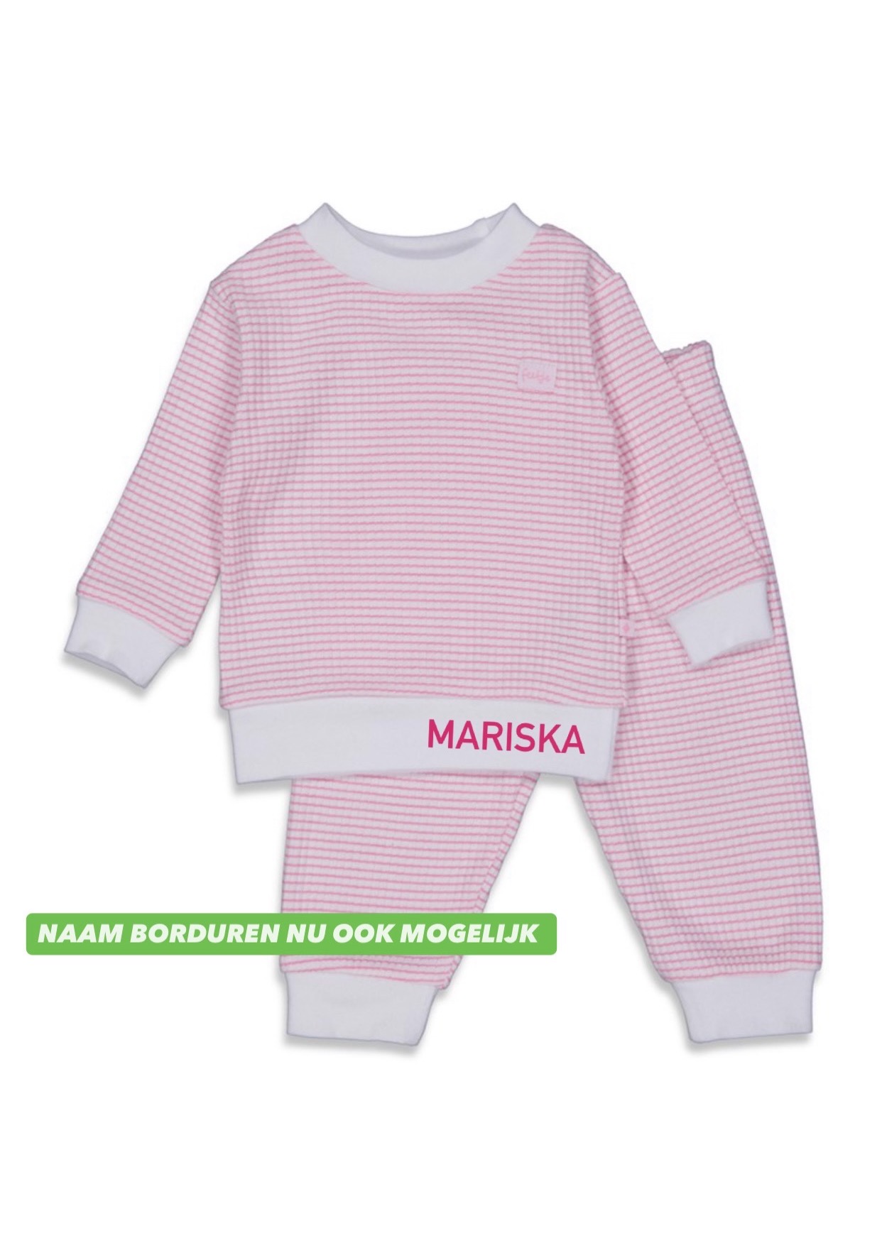Feetje Wafel Pyjama Pink - Afbeelding 8